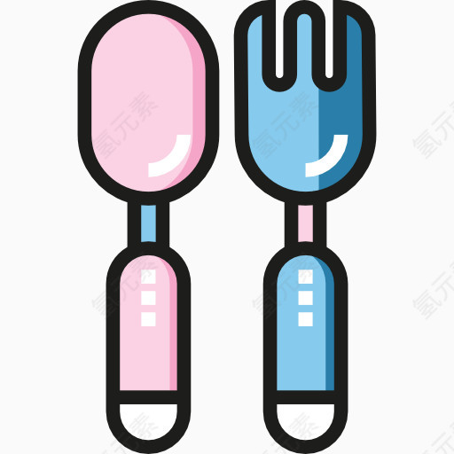 一个含着奶嘴的婴儿