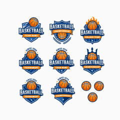 篮球标志矢量图