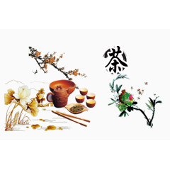 茶中国风