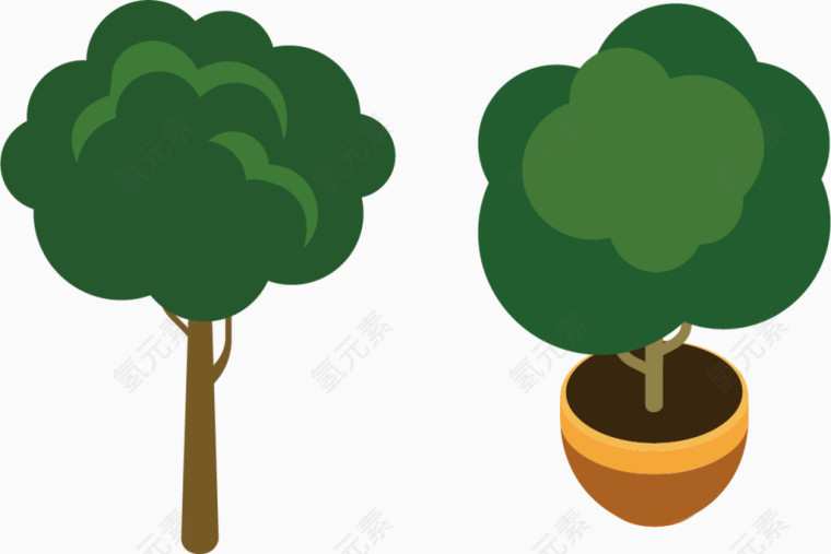 环境景观绿化绿叶美丽花卉木材自然