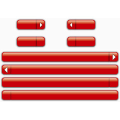 矢量红色按钮插图