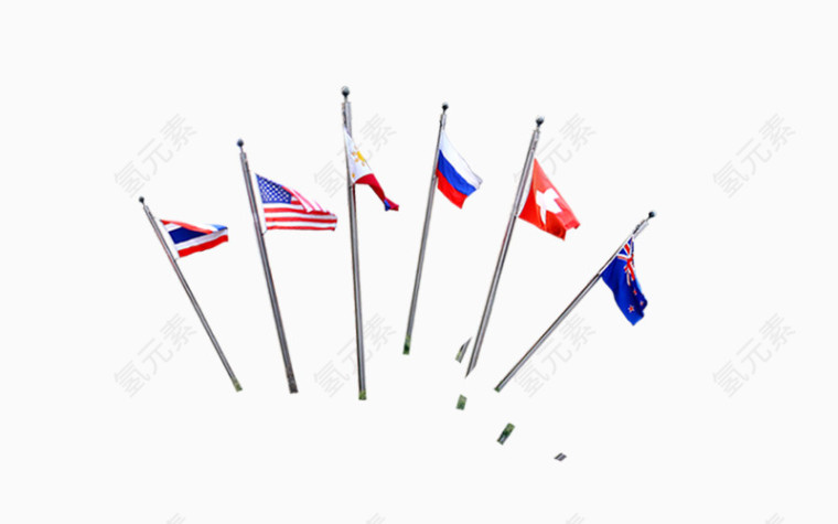 各国国旗装饰