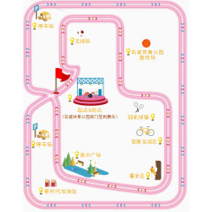 荧光旅游线路图