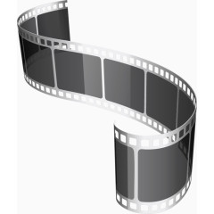 黑白胶片矢量图