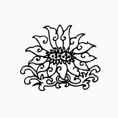 经典民族传统装饰图案纹路画素材