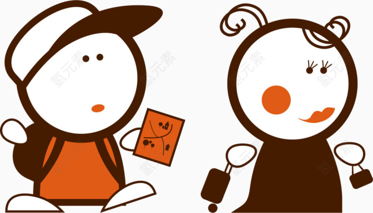 矢量童趣插画素材