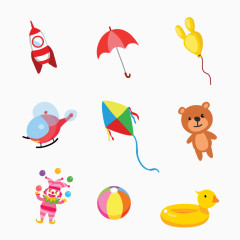 矢量儿童玩具合集