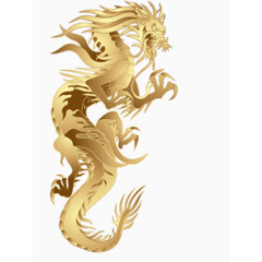 金色龙纹浮雕底纹边框