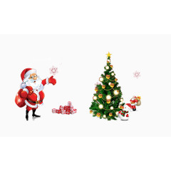 圣诞树节日元素