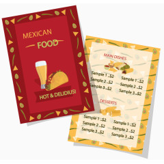 矢量啤酒食物菜单