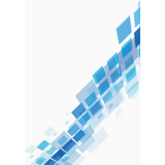 蓝色几何科技背景