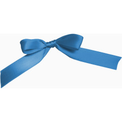 蓝色蝴蝶结布条