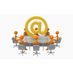 3D商业会议人物