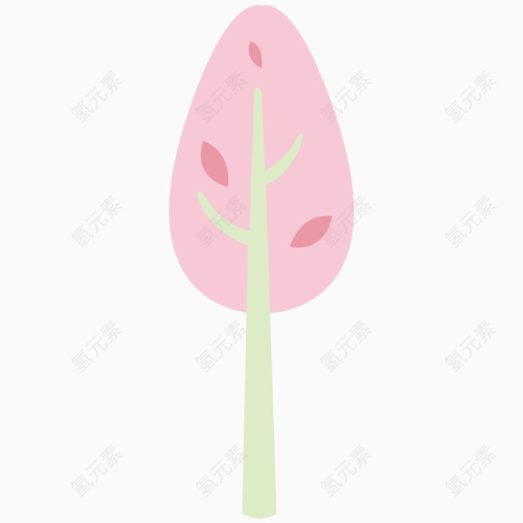 粉色大树