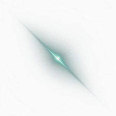 绿色星光效果元素