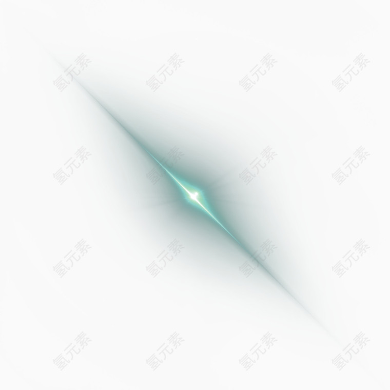 绿色星光效果元素