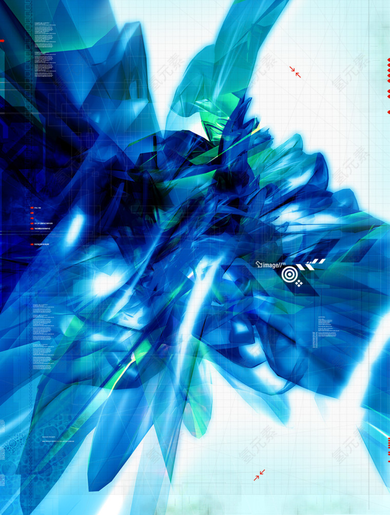 时尚科技未来感的背景画