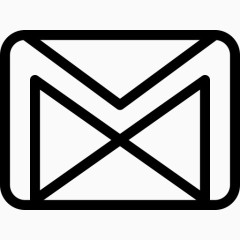 聊天通信Gmail谷歌线图标标志邮件标志