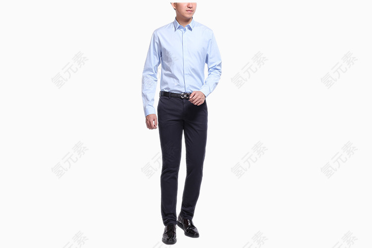 纯棉直筒西裤商务休闲长裤男士裤子