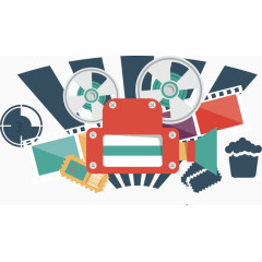 饮食娱乐矢量插画素材