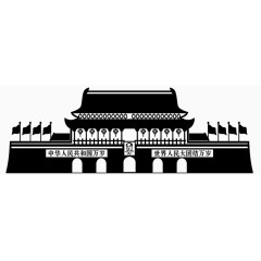 天安门前毛主席头像