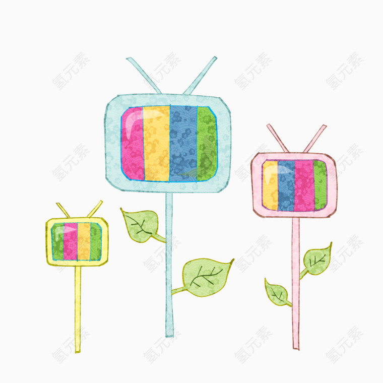 卡通电视机