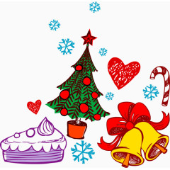 糕点圣诞树圣诞节日促销