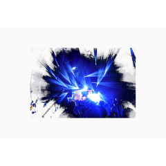 热烈的演唱会舞台人群