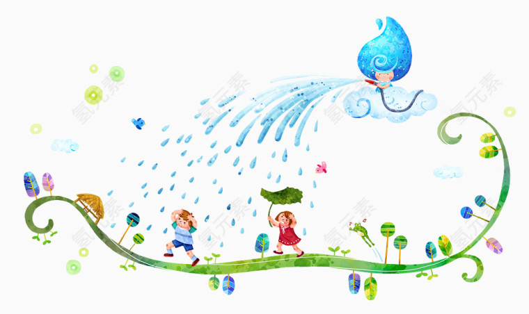 欢乐下雨