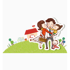 父亲节装饰元素