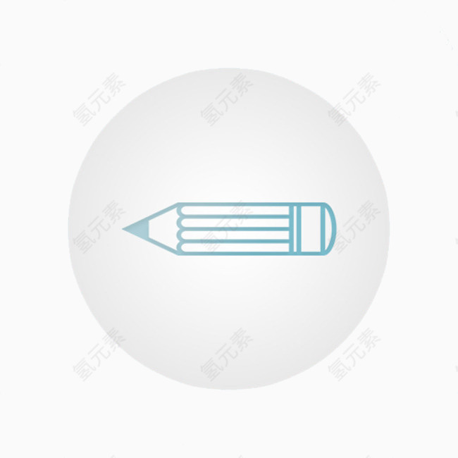 卡通教育学习用具铅笔素材