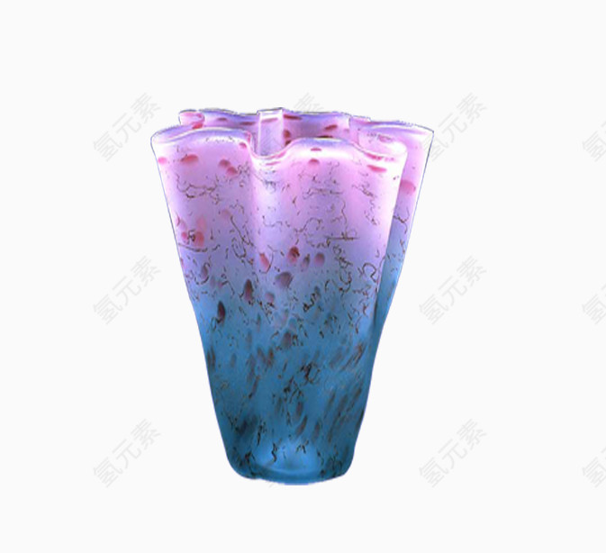 变色碎花花瓶