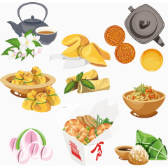 美味的矢量食物