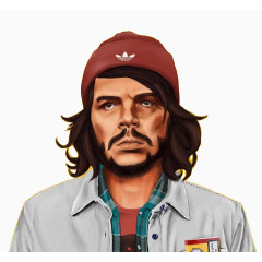 彩色油画运动员