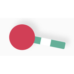 矢量红色罚球拍体育