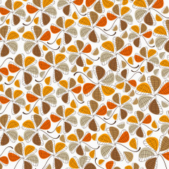 秋天装饰画背景图矢量