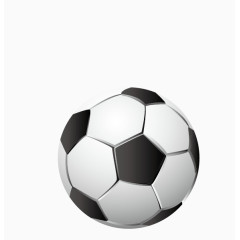 黑白足球素材