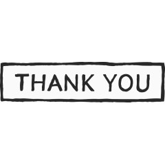 THANKYOU简笔矢量图