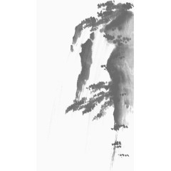 水墨山水画