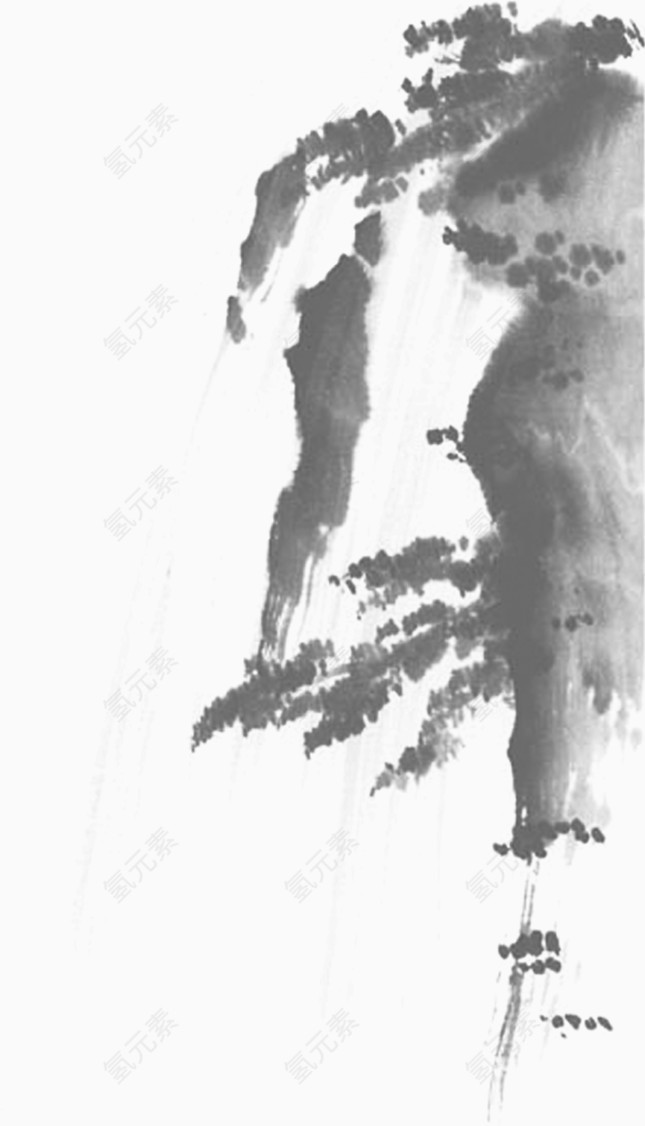 水墨山水画