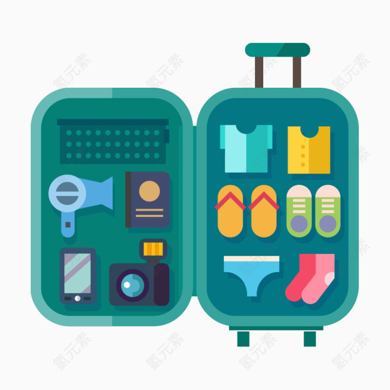 扁平生活 扁平图案