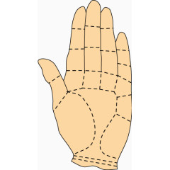 手掌掌纹矢量