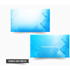 矢量蓝色卡片设计素材