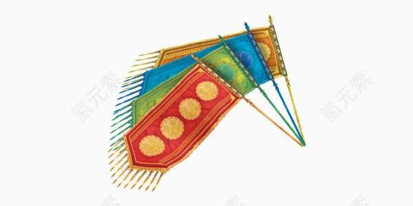 古典战旗中国风图片