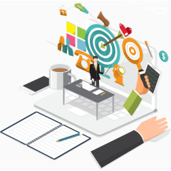 矢量商务目标等距