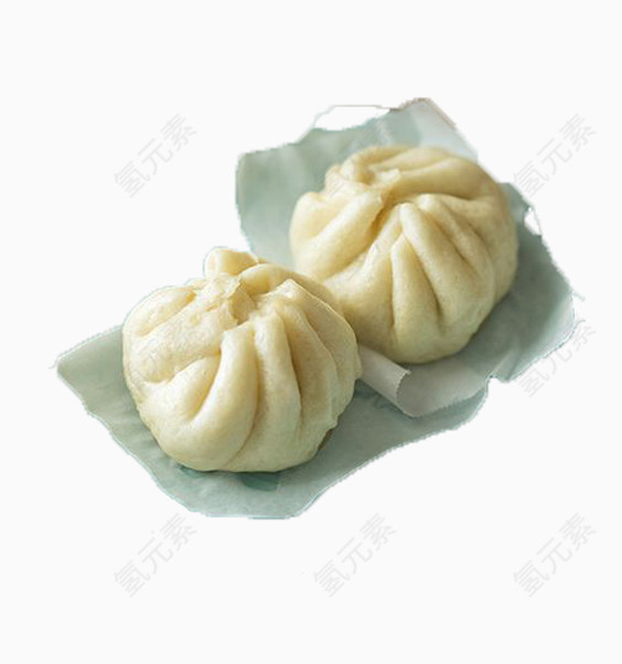 2个白菜猪肉包