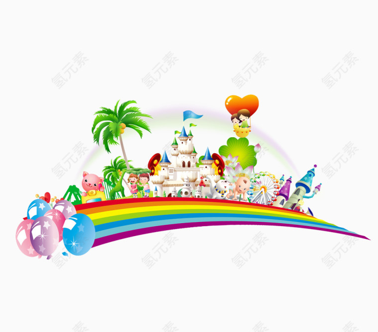 儿童节专辑 乐园 快乐卡通族 彩虹