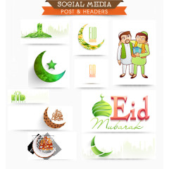 矢量贺卡Banner设计