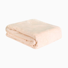 柔软多功能白色毛毯