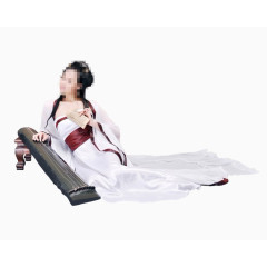 古装优雅温婉国风才女弹古筝